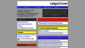 What Latigo214.info website looked like in 2023 (This year)