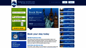 What Lodging-world.com website looked like in 2023 (This year)