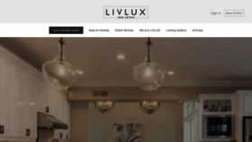 What Livluxre.com website looked like in 2023 (This year)