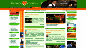 What Lorraineaucoeur.com website looked like in 2023 (This year)