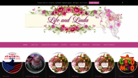 What Lifeandlinda.com website looked like in 2023 (This year)