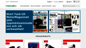 What Luftfjadring24.se website looked like in 2023 (This year)