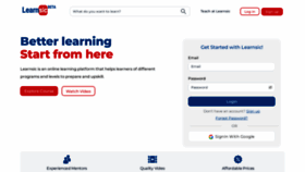 What Learnsic.com website looked like in 2023 (This year)