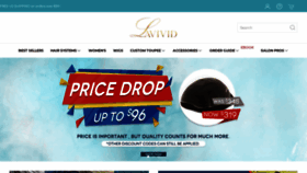 What Lavividhair.com website looked like in 2023 (This year)