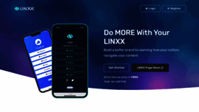 What Linxx.app website looked like in 2023 (This year)