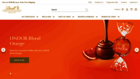 What Lindt.com.au website looked like in 2023 (This year)