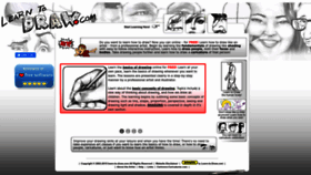 What Learn-to-draw.com website looked like in 2023 (This year)