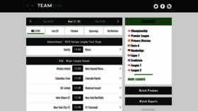 What Livescore.teamtalk.com website looked like in 2023 (1 year ago)