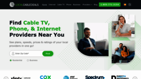 What Localcabledeals.com website looked like in 2023 (This year)
