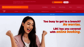 What Lbcexpress.com website looked like in 2023 (This year)