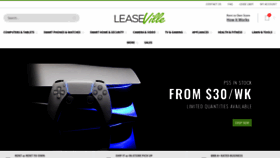 What Leaseville.com website looked like in 2023 (This year)
