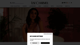 What Lisecharmel.com website looked like in 2023 (This year)