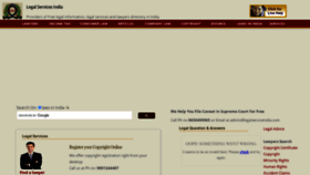 What Legalservicesindia.com website looked like in 2023 (This year)