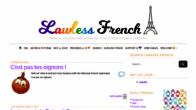 What Lawlessfrench.com website looked like in 2023 (This year)