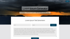 What Loremipsum.de website looked like in 2023 (This year)