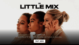 What Little-mix.com website looked like in 2023 (This year)