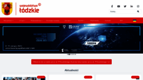 What Lodzkie.pl website looked like in 2023 (This year)