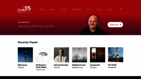 What Live95fm.ie website looked like in 2023 (2 years ago)