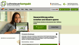 What Lohnsteuer-kompakt.de website looked like in 2023 (This year)
