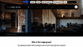 What Lodge-hotels.be website looked like in 2023 (This year)