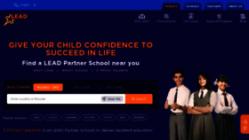 What Leadschool.in website looked like in 2023 (This year)