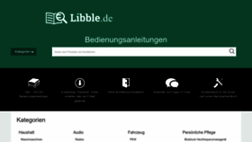 What Libble.de website looked like in 2023 (This year)