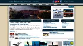 What Lakemartin.com website looked like in 2023 (This year)