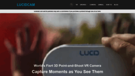 What Lucidcam.com website looked like in 2023 (This year)