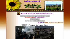 What Lepertuisien.fr website looked like in 2023 (This year)