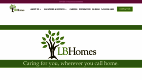 What Lbhomes.org website looked like in 2023 (This year)