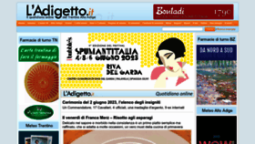 What Ladigetto.it website looked like in 2023 (This year)