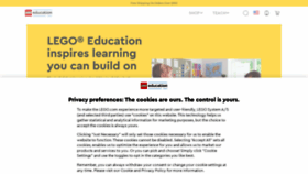 What Legoeducation.com website looked like in 2023 (This year)