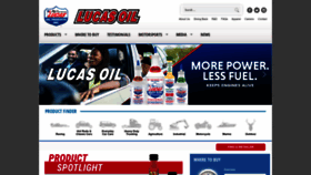 What Lucasoil.com website looked like in 2023 (This year)