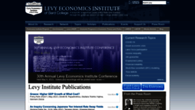 What Levyinstitute.org website looked like in 2023 (2 years ago)