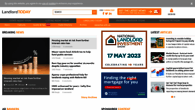 What Landlordtoday.co.uk website looked like in 2023 (This year)
