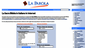 What Laparola.net website looked like in 2023 (This year)