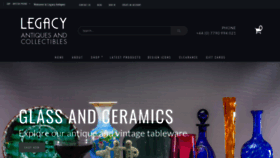 What Legacyantiques.co.uk website looked like in 2023 (This year)