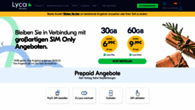 What Lycamobile.de website looked like in 2023 (This year)