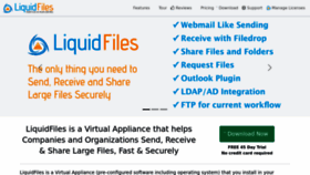 What Liquidfiles.com website looked like in 2023 (This year)