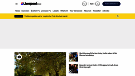What Liverpoolworld.uk website looked like in 2023 (This year)