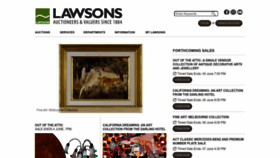 What Lawsons.com.au website looked like in 2023 (This year)