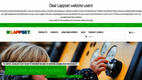 What Lappset.com website looked like in 2023 (This year)