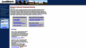 What Loadmatch.com website looked like in 2023 (This year)