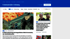 What Limmattalerzeitung.ch website looked like in 2023 (This year)