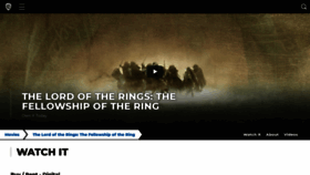 What Lordoftherings.net website looked like in 2023 (This year)
