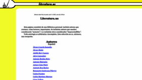 What Literatura.us website looked like in 2023 (2 years ago)