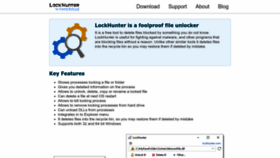 What Lockhunter.com website looked like in 2023 (This year)