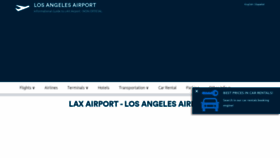 What Los-angeles-airport.com website looked like in 2023 (This year)
