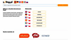 What Ling.pl website looked like in 2023 (2 years ago)
