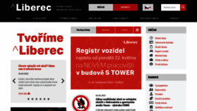What Liberec.cz website looked like in 2023 (This year)